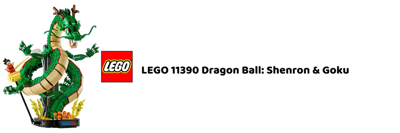 LEGO 11390 Dragon Ball: Shenron & Goku - Boski Smok w serii Icons